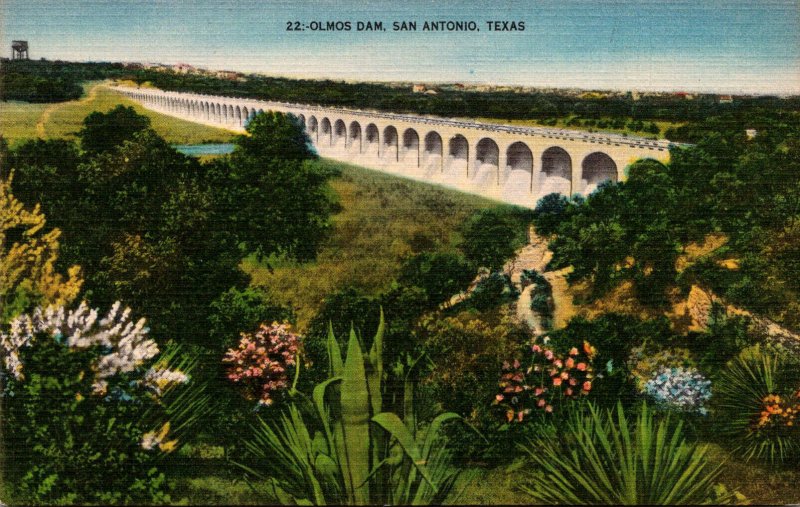 Texas San Antonia The Olmos Dam