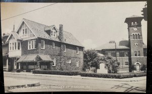 Vintage Postcard 1920's Corner of First & Market Strs, Bangor, Pennsylvania (PA)