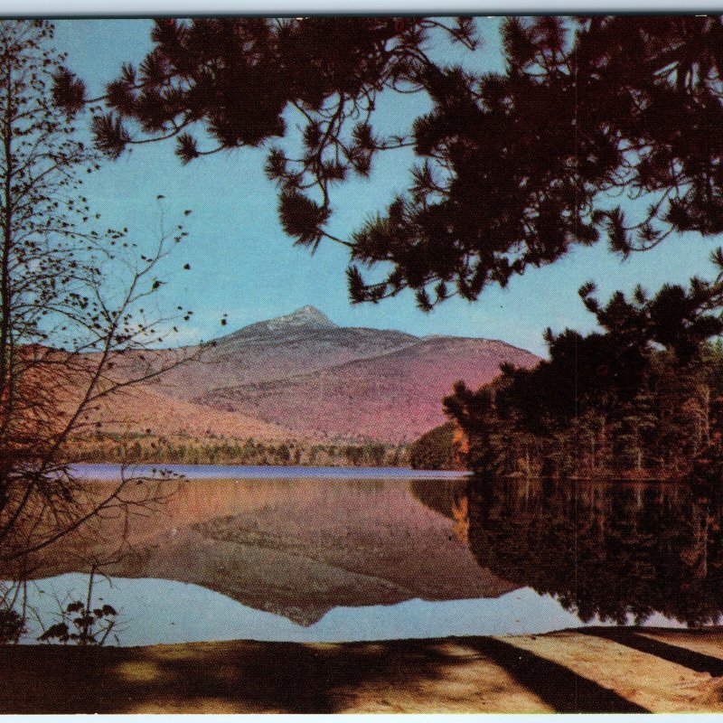 c1970s Pub Littleton, NH Mt. Lake Chocorua White Mountains Chrome PC Shore A302