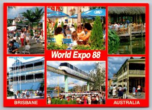 Postcard World Expo 1988 Brisbane Australia