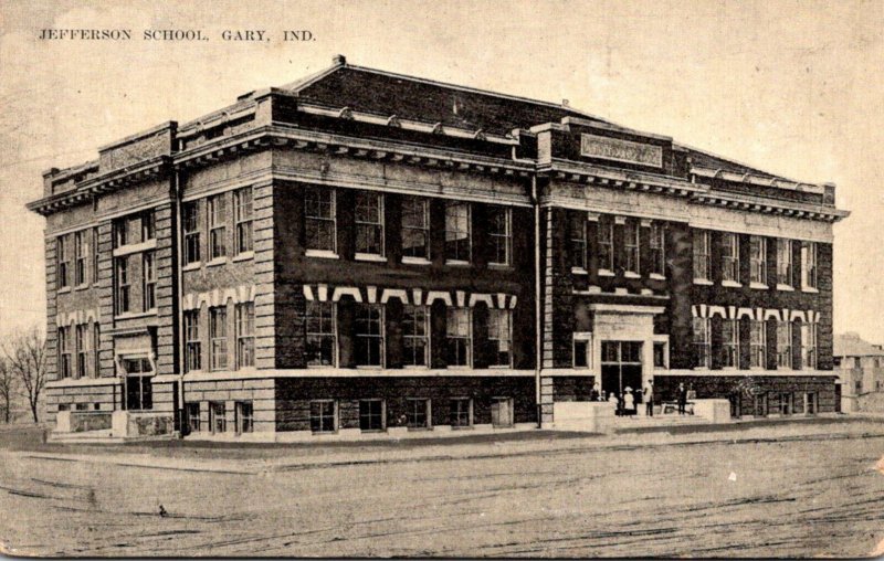 Indiana Gary Jefferson School 1909