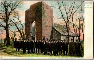 Tucks 2080 Landmarks of VA Old Church Tower, Jamestown VA Vintage Postcard G65