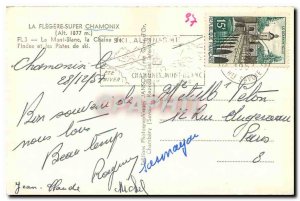 The Old Post CARTE super Flegere Chamonix Mont Blanc chain of the Index and s...