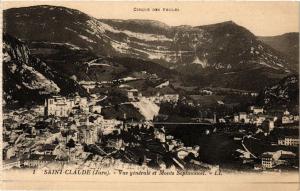 CPA ST-CLAUDE vue générale et Monts SEPTMONCEL. (247656)