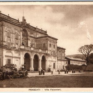 c1910s Frascati, Italy Villa Falconieri Baroque Palace Architecture Garden A338