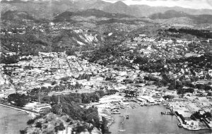 Martinique Fort de France Seen From Airplane Real Photo Postcard