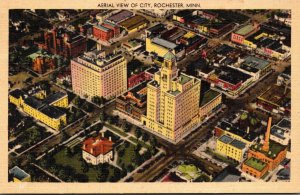 Minnesota Rochester Aerial View 1951
