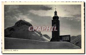 Kronen Hotel Arlberg Lech 1450m - Old Postcard