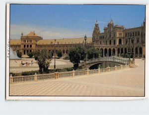 Postcard Spain Square, Partial view, Seville, Spain