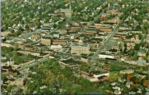 Aerial View Court House Huntington IN c1973 Vintage Postcard U72