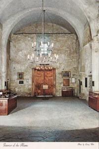 Texas San Antonio The Alamo Interior View