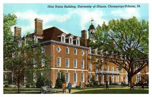 Postcard SCHOOL SCENE Champaign-Urbana Illinois IL AS6110