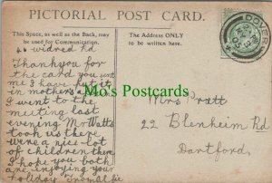 Genealogy Postcard - Pratt - 22 Blenheim Road, Dartford, Kent  RF7457