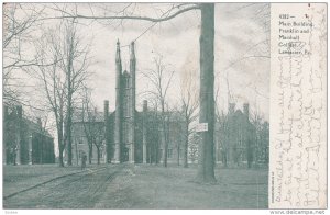 Main Building Franklin and Marshall College, LANCASTER, Pennsylvania, PU-1909