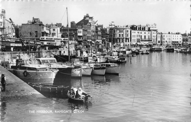 uk13138 the harbour ramsgate real photo uk