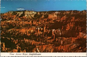 Across Bryce Ampitheatre Bryce Canyon National Park Utah Postcard PC375