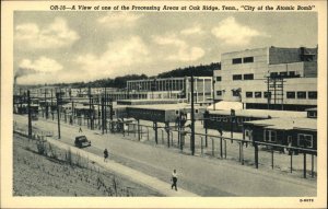 Oak Ridge Tennessee TN Processing Areas Industry Atomic Bomb Vintage Postcard