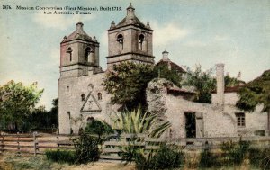 TX - San Antonio. Mission Concepcion de Acuna (First Mission)