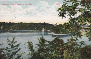 Wisconsin Okauchee Scene On Okauchee Lake 1912