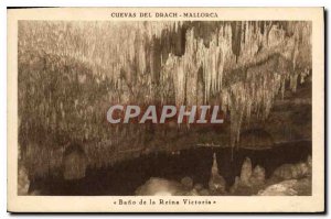 Postcard Old Drach Mallorca Bano Reina Victoria