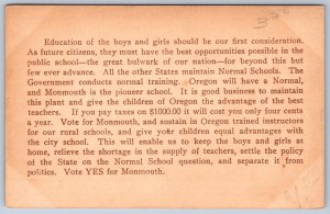 K26/ Monmouth Oregon Postcard c1910 State Normal School 409