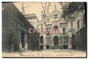 Postcard Old Tours Hotel Gouin