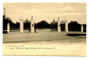 RI - Providence. Roger Williams Park, Entrance