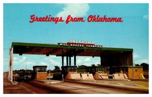 Postcard HIGHWAY SCENE Tulsa Oklahoma OK AS3890