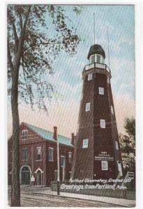 Portland Observatory Maine 1910c postcard