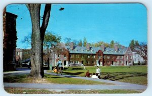 GENEVA, NY ~ Hobart College MEDBERY HALL  1955 Ontario County Postcard