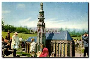 Postcard Old Miniatuurstad Madurodam Den Haag Grote Kerk met Lange Jan