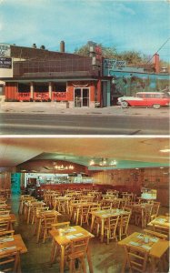 Postcard Michigan Dearborn 1950s Prime Beach House restaurant 23-10160