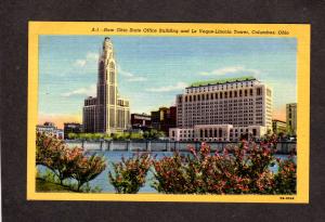 OH Ohio State Office Bldg Le Veque Lincoln Tower Columbus Ohio Postcard