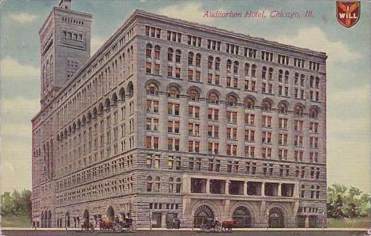 Illinois Chicago Auditorium Hotel