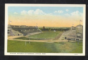 LINCOLN NEB UNIVERSITY OF NEBRASKA CORNHUSKERS FOOTBALL STADIUM POSTCARD