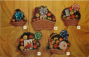 Advertising Postcard, MD, Baltimore, Maryland, Baucher's, Fresh Fruit Baskets