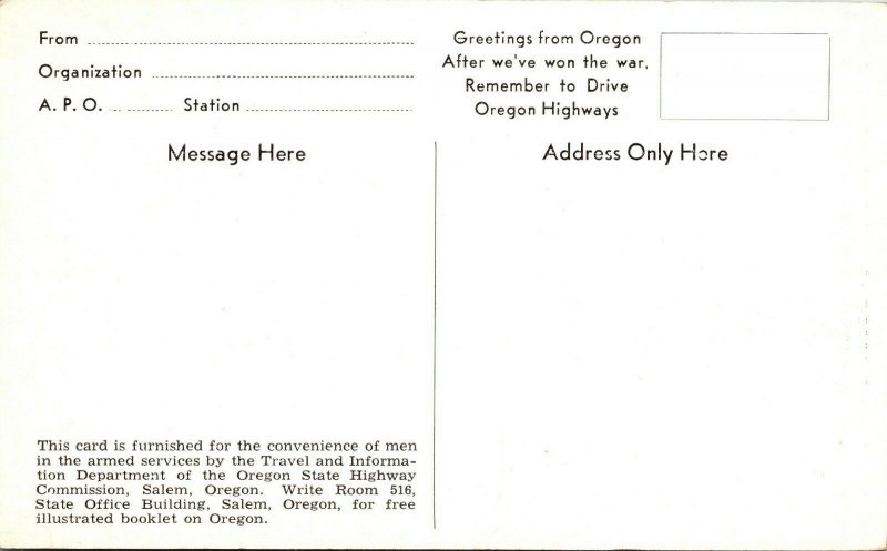 LOT OF 6 Oregon OR Columbia River Highway OCEAN Postcard Old UNPOSTED Vintage PC