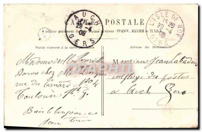 Postcard From Ancient Monument Bordeaux Gambetta