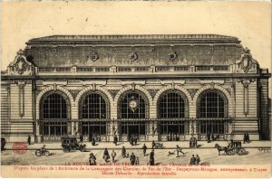 CPA TROYES - La Nouvelle Gare Facade Plans (71912)