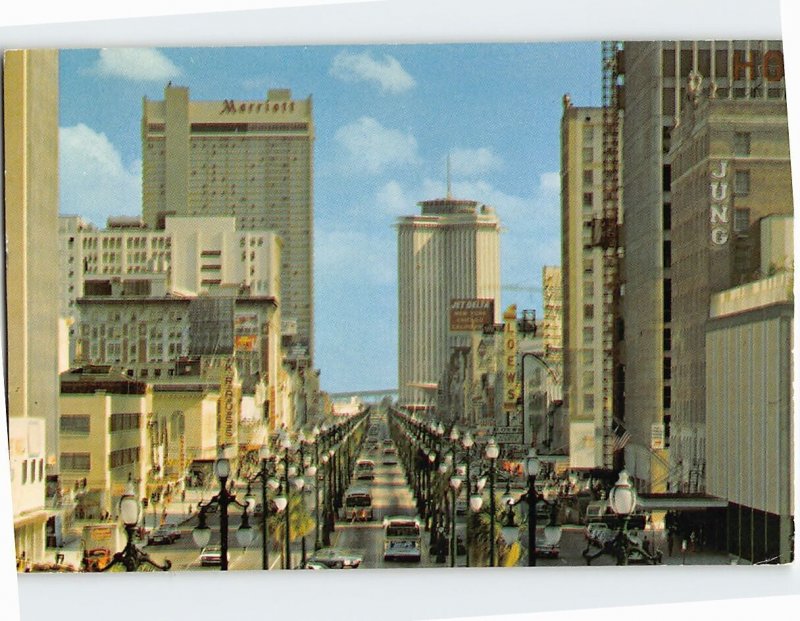 Postcard Canal Street, New Orleans, Louisiana