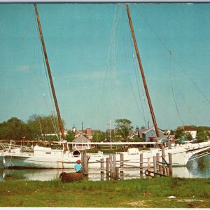 c1970s Smithville, NJ Bugeye Thomas Freeman Oyster Boat Chesapeake Bay PC A319