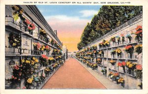 Saint Louis Cemetery of All Saints Decorated Lavishly with Flowers - New Orle...