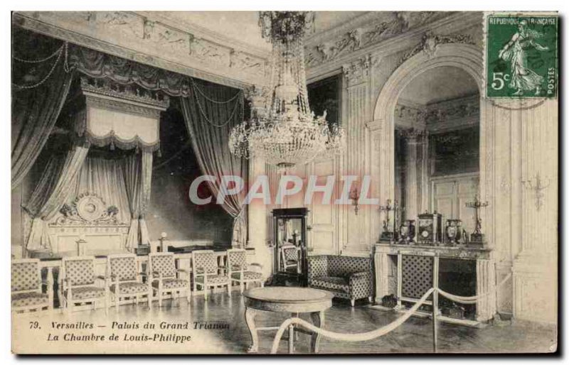 Old Postcard Versailles Palace of the Grand Trianon, the House of Louis Philippe