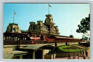 Orlando FL- Florida Walt Disney World Steam Railroad Chrome Postcard