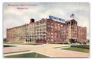 Postcard Montgomery Ward & Co's. Store Kansas City Missouri