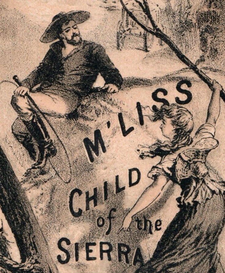 1870s Bret Harte's "M'Liss Child Of The Sierra" Annie Pixley Set Of 8