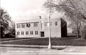 Real Photo Postcard St. Peters Catholic Church in Jefferson, South Dakota~138285