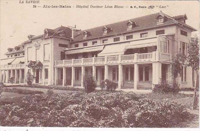 France Aix les Bains Hopital Docteur Leon Blanc