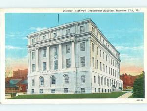 Unused W-Border HIGHWAY DEPARTMENT BUILDING Jefferson City Missouri MO p0231