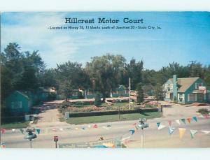 Unused Pre-1980 HILLCREST MOTOR COURT MOTEL Sioux City Iowa IA u3498